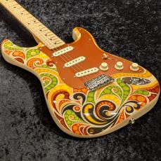 Fender Custom Shop Shop Masterbuilder Apprentice Nick Saccone Hippy Paisley 1969 Stratocaster N.O.S. Graphic by Pamelina H_11