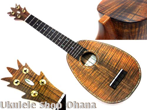 Seilen [SLSPL-285] ソプラノロングネックパイナップル 5Aハワイアンカーリーコア #1988