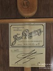 Jose Ramirez [ホセ・ラミレス] 1971年製 1a AC Stamp 杉・ハカランダ 664mm【日本総本店2F 在庫品】_4