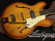 Epiphone E230T Casino 1967 Sunburst (Faded) Full-Original except Screws&Case w/Tremotone 2.78kg "Figured Top"_4
