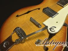 Epiphone E230T Casino 1967 Sunburst (Faded) Full-Original except Screws&Case w/Tremotone 2.78kg "Figured Top"_8