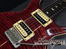 Paul Reed Smith [PRS] Santana Ⅰ 1996 Black Cherry /Highest-Grade Killer Figured Full-Original & Near-Mint "Brazilian Rosewood FB Spec"_7