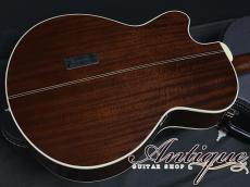 ESP AS-300 THE ALFEE SAKAZAKI Model 2000s Purple Top Signed /Figured Mahogany "Built To Order DC-Model"_5