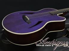 ESP AS-300 THE ALFEE SAKAZAKI Model 2000s Purple Top Signed /Figured Mahogany "Built To Order DC-Model"_6
