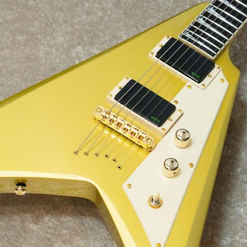 LTD KH-V -Metallic Gold-【Kirk Hammett Signature Model】