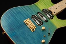 SCHECTER NV-3-24-MH-VTR-FM -Deep Blue to Light Green Fade- #S2408220 【限定生産モデル】_5