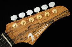 T's DST Pro 24 w/Spalted Maple PG -Steps White Mat / Burned Ash Back-_7