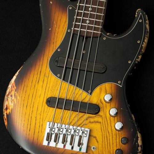 XOTiC XJ-1T 5st Heavy Aged -2 Tone Sunburst / Black Filler-