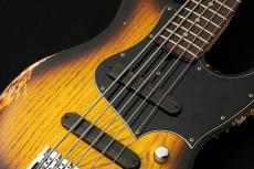 XOTiC XJ-1T 5st Heavy Aged -2 Tone Sunburst / Black Filler-_4