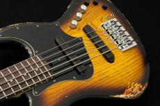 XOTiC XJ-1T 5st Heavy Aged -2 Tone Sunburst / Black Filler-_5