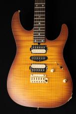 T's DST-Pro 24 5A Flame Maple -Vintage Honey Burst / Steps Black Matt Back-_3