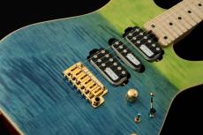 SCHECTER NV-3-24-MH-VTR-FM -Deep Blue to Light Green Fade- #S2408202 【限定生産モデル】_4