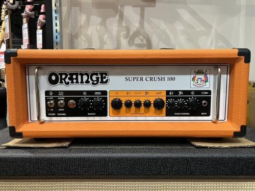 Orange Super Crush 100 Head 《真空管ライクな100Wソリッド》【美品中古品】