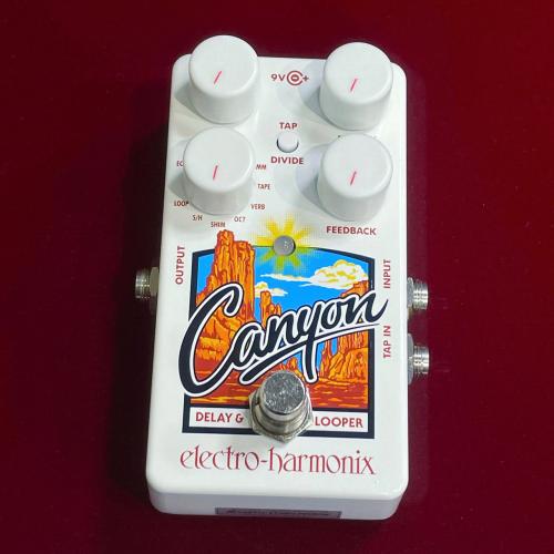 Electro-Harmonix Canyon Delay & Loopers 【11種マルチディレイ】【9Vアダプター付き】
