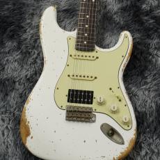 XOTiC XSC-2 Olympic White Heavy Aged w/Roasted Flame Maple Neck【圧巻のヘヴィエイジド】