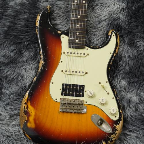 XOTiC XSC-2 3-Tone Burst Heavy Aged w/Roasted Flame Maple Neck【圧巻のヘヴィエイジド!】