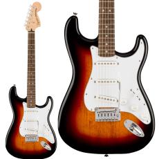 Squier Affinity Series Stratocaster Laurel Fingerboard White Pickguard 3-Color Sunburst エレキギター ストラ