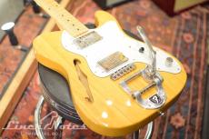 Fender Japan 2007-2010 TN72-BIGS Telecaster Thinline w/Bigsby (Vintage Natural)_3