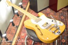 Fender Japan 2007-2010 TN72-BIGS Telecaster Thinline w/Bigsby (Vintage Natural)_4