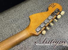 Fender Mustang 1965Neck&1968Body Compo. /Slab-BZF /Blue Signed by Char w/OHC "Owned & Played by Char"_9