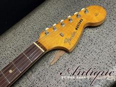 Fender Mustang 1965Neck&1968Body Compo. /Slab-BZF /Blue Signed by Char w/OHC "Owned & Played by Char"_10