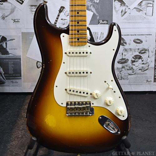 Fender Custom Shop LIMITED EDITION Fat 1950s Stratocaster Relic -Wide Fade Chocolate 2 Color Sunburst-