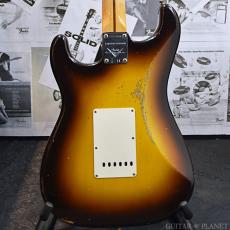 Fender Custom Shop LIMITED EDITION Fat 1950s Stratocaster Relic -Wide Fade Chocolate 2 Color Sunburst-_3