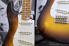 Fender Custom Shop LIMITED EDITION Fat 1950s Stratocaster Relic -Wide Fade Chocolate 2 Color Sunburst-_7