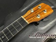 Leilani USA Made Soprano Ukulele 2004 AAAA Hawaiian Figured Koa /Abalone Rosetta & Purfling w/HC "Near-Mint"_10