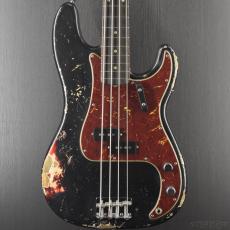 Fender Custom Shop MBS 1962 Precision Bass Heavy Relic/Closet Classic Hardware -Black over Candy Apple Red- 