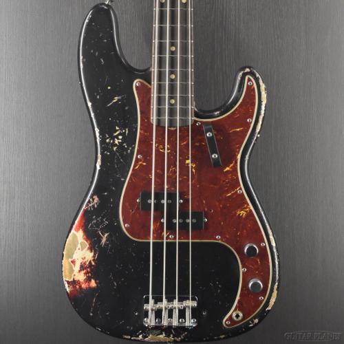 Fender Custom Shop MBS 1962 Precision Bass Heavy Relic/Closet Classic Hardware -Black over Candy Apple Red- 