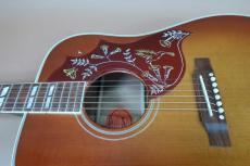 Gibson Hummingbird Vintage HSB / Thermally Aged Solid Spruce Top・Solid Mahogany Side and Back・Gibson Relic peg・Parallelogram Inlay・Rosewoodi fingerboard and Bridge・ Mahogany Neck・Casted Pick guard・Thin Finis_11