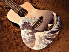 Luna Guitars Uke Great Wave Concert 【コンサート/マホガニー】【カッタウェイ】【グレートウェーブ】【送料込】