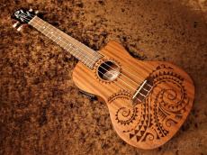Luna Guitars Uke Tattoo Mahogany Concert w/Preamp 【コンサート/マホガニー】【カッタウェイ】【ピックアップ搭載】【10回金利0%対象】【送料込】_2