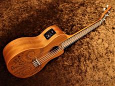 Luna Guitars Uke Tattoo Mahogany Concert w/Preamp 【コンサート/マホガニー】【カッタウェイ】【ピックアップ搭載】【10回金利0%対象】【送料込】_3