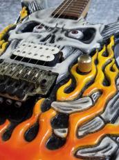 ESP CARVED SKULL (Flaming Skull)  【激レア中古品】_3