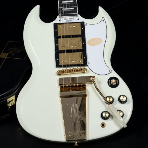 Epiphone 1963 Les Paul SG Custom with Maestro Vibrola Classic White Inspired by Gibson Custom【エピフォン】【