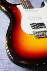 T's ST-22 Modern-Vintage ~ 3Tone Sunburst Aged ~ 033373 [約3.41㎏]_4