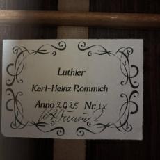 Karl Heinz Roemmich【カール・ハインツ・ルーミッヒ】 2025年製　選定松/ローズウッド【650mm】_10