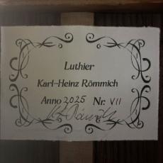 Karl Heinz Roemmich【カール・ハインツ・ルーミッヒ】 2025年製　選定松/ローズウッド【640mm】_10