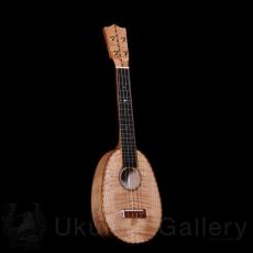 KOU ukulele Soprano Pineapple LN  - Curly Maple -_2