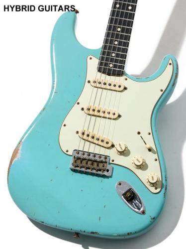 Fender Custom Shop MBS 1963 Stratocaster Relic Josefina Campos PU Aged Daphne Blue Master Built by Jason Smith 2022
