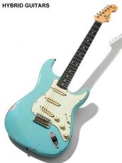 Fender Custom Shop MBS 1963 Stratocaster Relic Josefina Campos PU Aged Daphne Blue Master Built by Jason Smith 2022_7