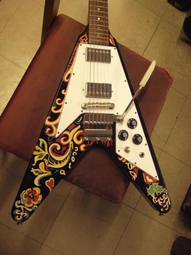 Epiphone Inspired By Gibson Custom Jimi Hendrix "Love Drops" Flying V (2024)