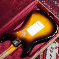 Fender Custom Shop 2024 Time Machine Series 1957 Stratocaster Heavy Relic Faded Aged 2-Color Sunburst_5