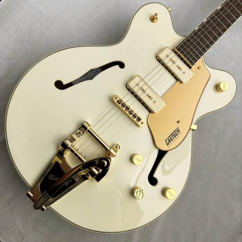 Gretsch Electromatic Pristine LTD Center Block Double-Cut w/Bigsby / White Gold #CYGC24070388 ≒3.54kg