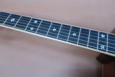 YAMAHA LJ-36KM HANA / 南こうせつ Signature Model・Medium Jumbo Body・Engelmann Spruce Top (A.E.R)・ Indian Rosewood Side and Back・Ebony Fingerboard and Bridge・桜 Inlay “ ざくろの花 “ Painting【With Original Case】2009年製　_9