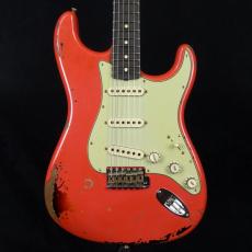 Fender Custom Shop Michael Landau 1963 Stratocaster Relic Fiesta Red over 3 Tone Sunburst ☃立冬SALE☃