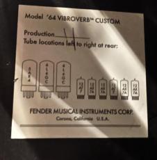 Fender 【USED】'64 Vibroverb Custom AMP w/JBL  【G-CLUB TOKYO】_8