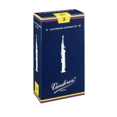 VANDOREN トラディショナル 【硬さ:3】【青箱】 サックスリード ソプラノサックス用